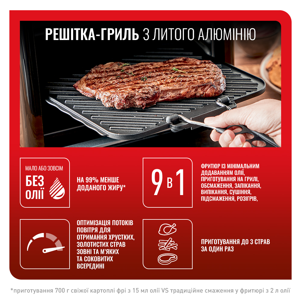 Зображення Мультипіч TEFAL Easy Fry Oven&Grill FW501815