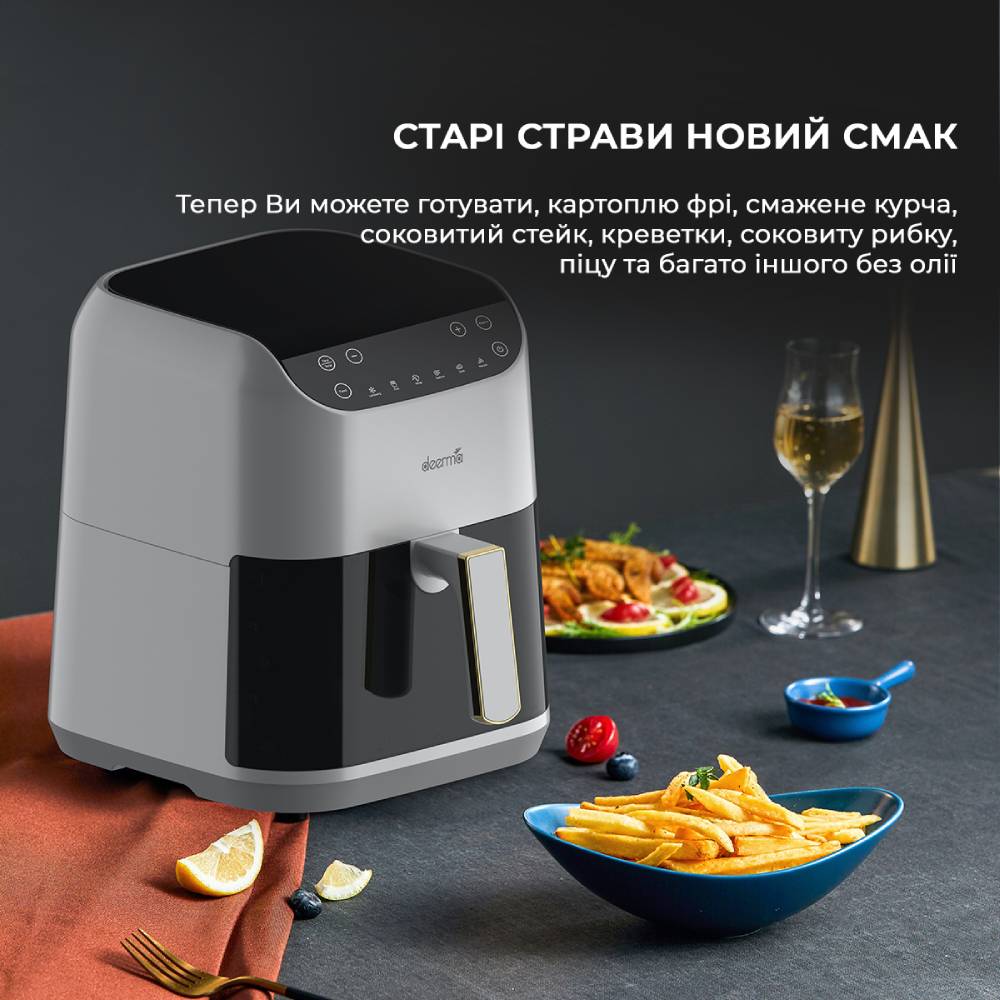 Зображення Мультипіч Deerma Air Fryer KZ130 5,5 л (DEM-KZ130W)