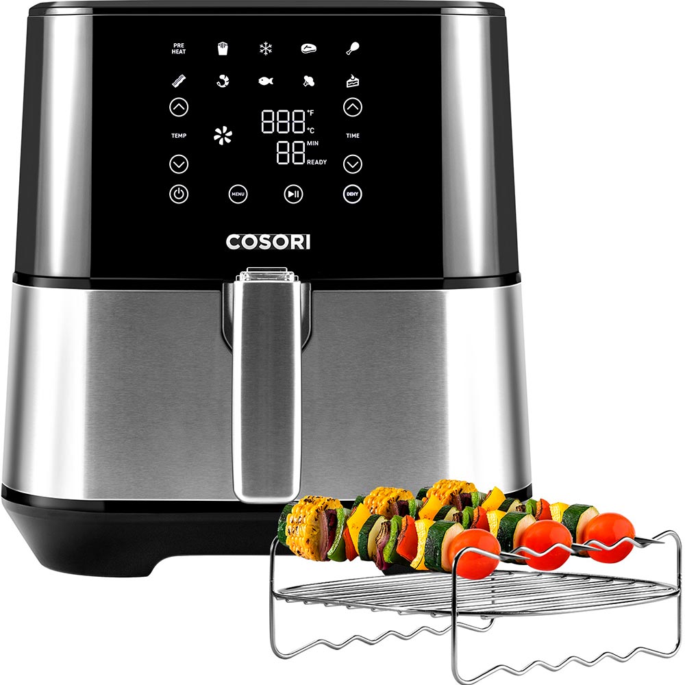 Мультипечь COSORI Stainless steel with dehydrate 5.5-Litre (CP258-AF-DEU) Количество программ 9