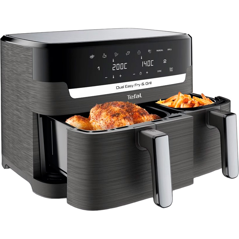 Мультипіч TEFAL DUAL EASY FRY & GRILL EY905B40 Потужність 2700