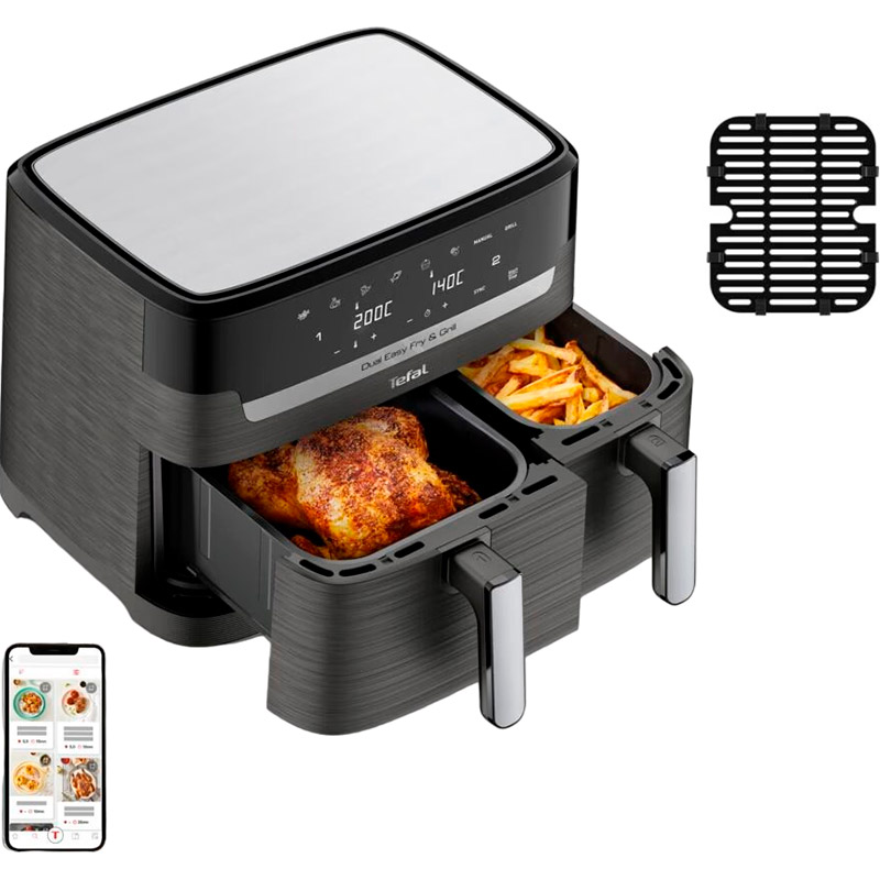 Фото 4 Мультипіч TEFAL DUAL EASY FRY & GRILL EY905B40