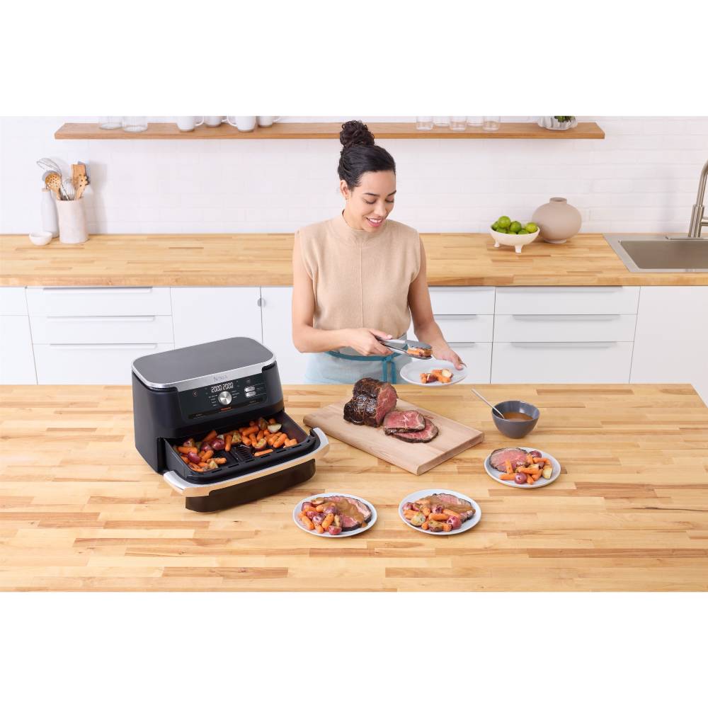 В Фокстрот Мультипечь NINJA Foodi FlexDrawer 10,4 л (AF500EU)