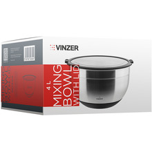 Миска з кришкою VINZER 4 л (50344)
