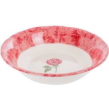Салатник CLAYTAN CERAMICS Damask flower pink 24см Red/Beige (910-080)