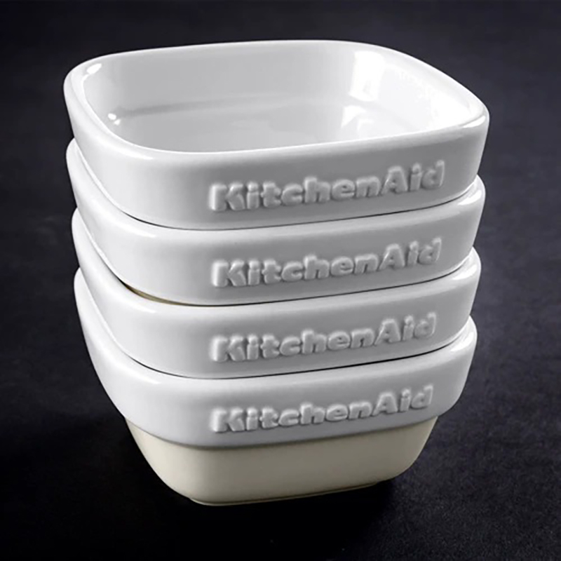 Набір піал KITCHENAID Sweet & Savory 250 мл 4 шт (CC000642-001) Додатково Безпечний для духовки до 260 ° C; Можна використовувати у морозильній камері; Не поглинає запахи та бактерії