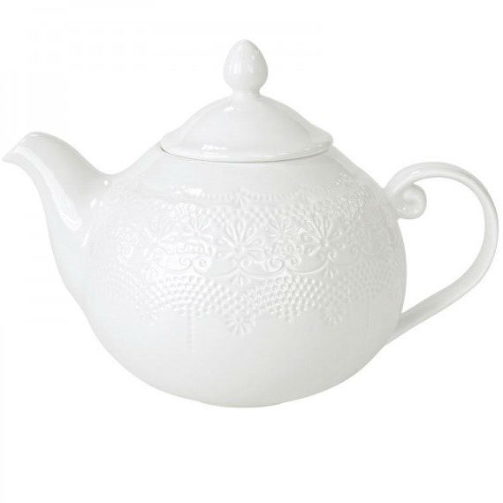 

Заварник KRAUFF Irish Lacy Collection (21-252-078), Заварник 1000мл Irish Lacy Collection білий