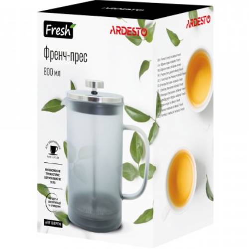 Френч-прес ARDESTO Fresh 800 мл (AR1108PFM) Місткість 0.8