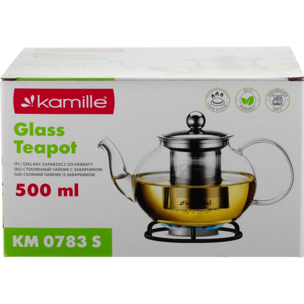 Замовити Заварник KAMILLE 0,5 л (KM-0783S)