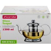 Заварник KAMILLE 1,2л (KM-0783L)