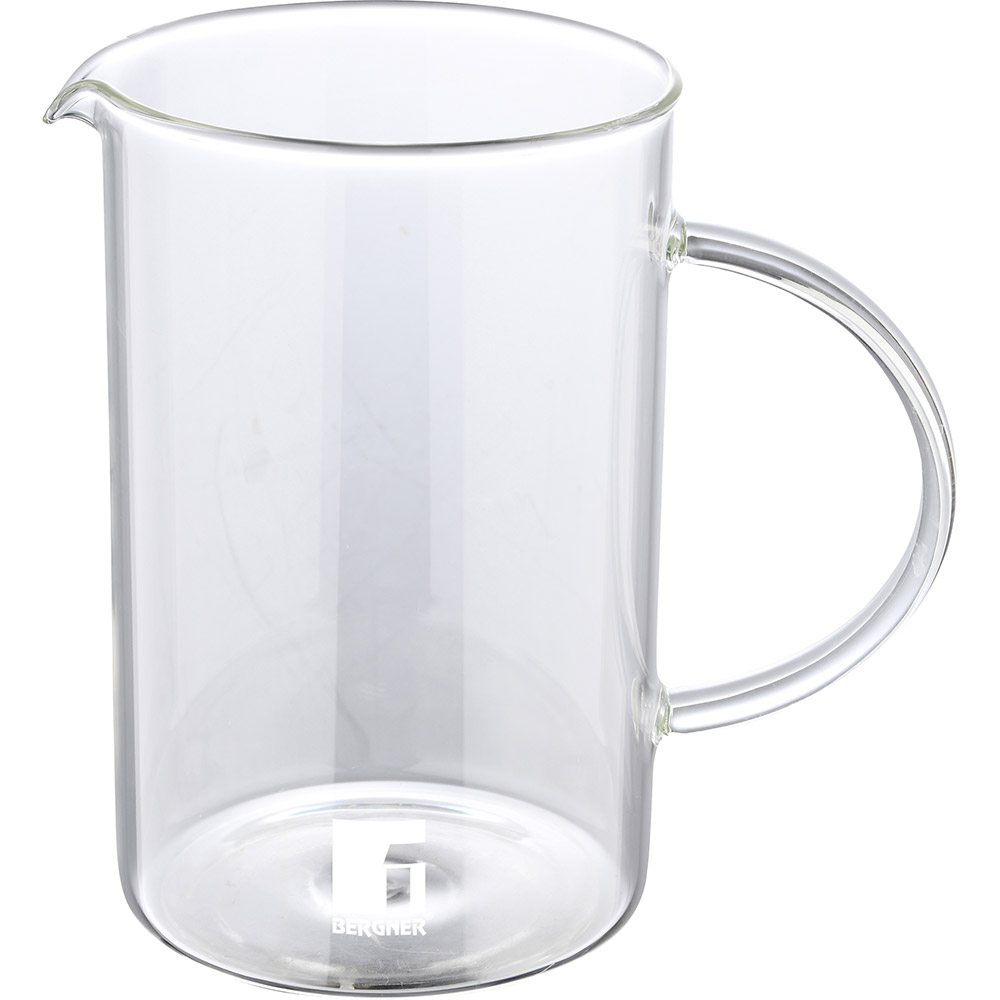 Френч-пресс BERGNER Coffee & tea lovers 800 мл (BG-38351-MM) Термостойкое стекло True