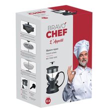 Френч-пресс BRAVO CHEF L"Appetit 0.6 л Black (BC-7302-600)