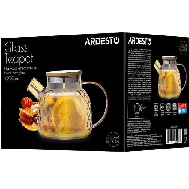 Заварник ARDESTO 1л Golden Moon Diamond (AR3010BBH) Місткість 1