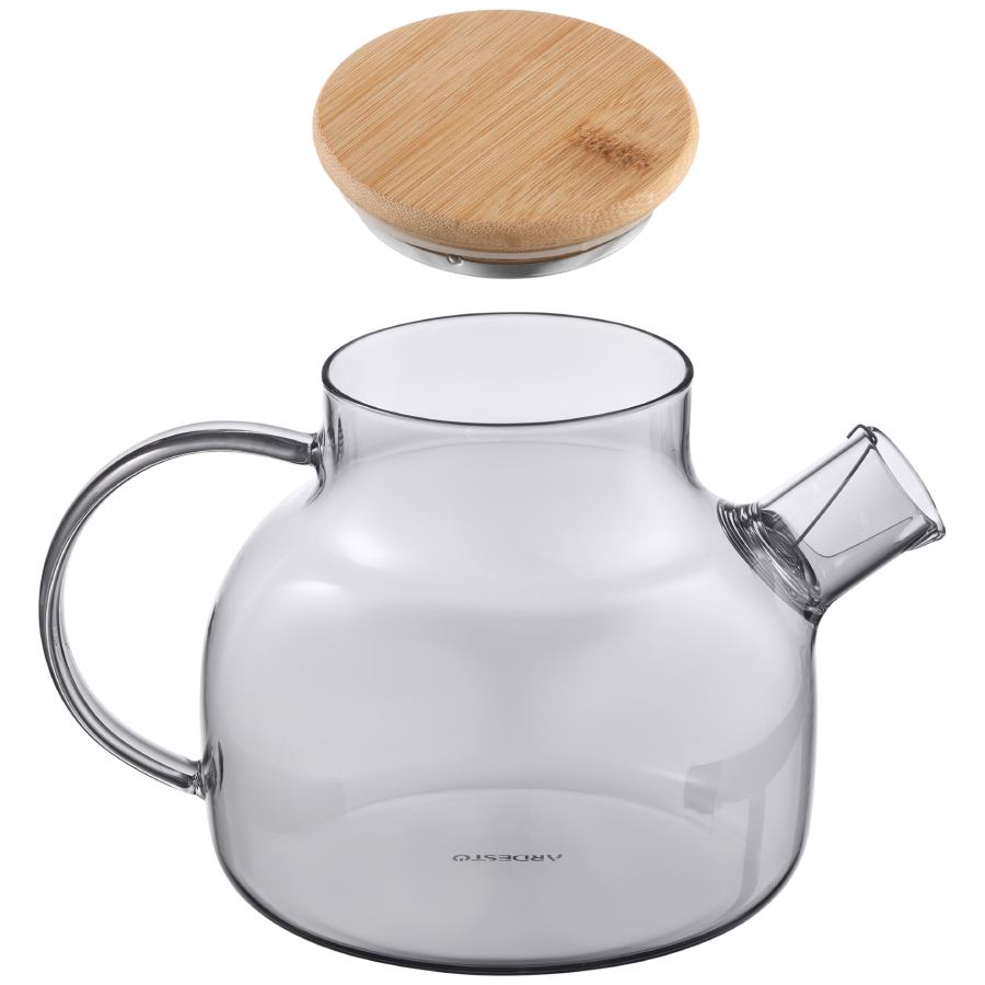 Заварник ARDESTO 1 л Graphite (AR3010BGR) Термостійке скло True