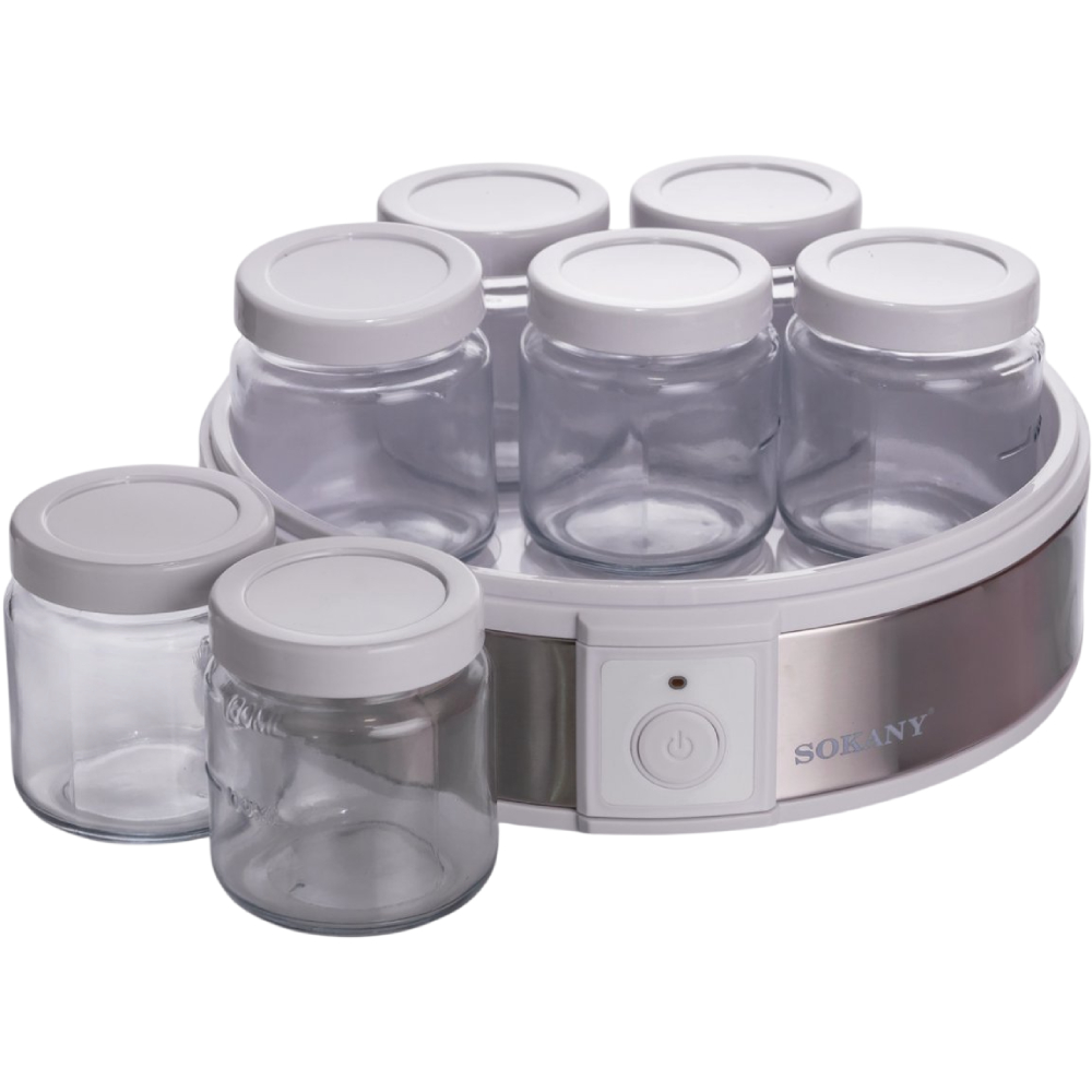 Йогуртниця SOKANY SK-08017 Загальний об’єм 1260