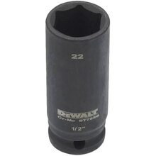 Головка торцева DEWALT 1/2" 22 мм (DT7556)