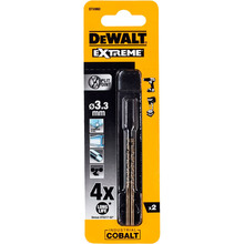Сверло по металлу DEWALT EXTREME 2 HSS-CO 3.3 мм (DT4960)