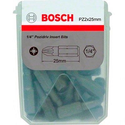 Набор бит BOSCH Extra-Hart 25 мм PZ 2 25 шт (2.608.522.187)