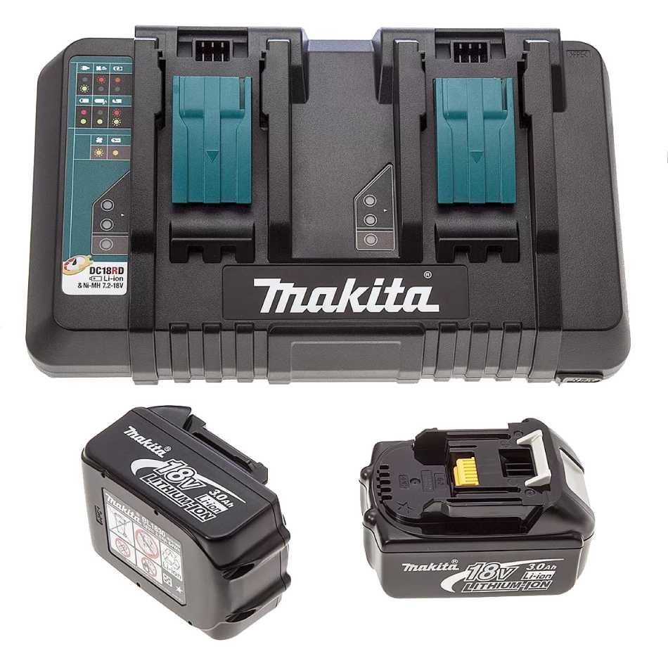 Зарядний пристрій MAKITA DC18RD (630868-6) Додатково Напруга акумулятора: 14.4 - 18 В; Тип акумулятора: Li-Ion; Напруга: 230 В;