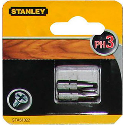 Набір біт STANLEY Ph3, 25мм, 2шт. (STA61022)