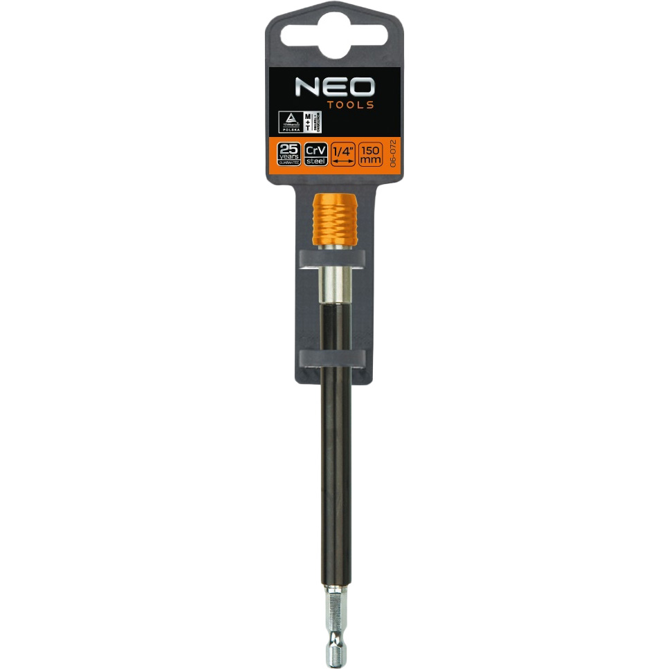 Держатель насадок NEO TOOLS 1/4" 150 мм (06-072) Тип держатель бит