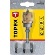 Бітотримач магнітний Topex з обмежувачем 1/4" (39D340)