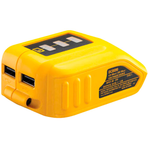

Зарядное устройство USB адаптер DEWALT (DCB090), USB адаптер 10.8/14.4/18/54 В (DCB090)