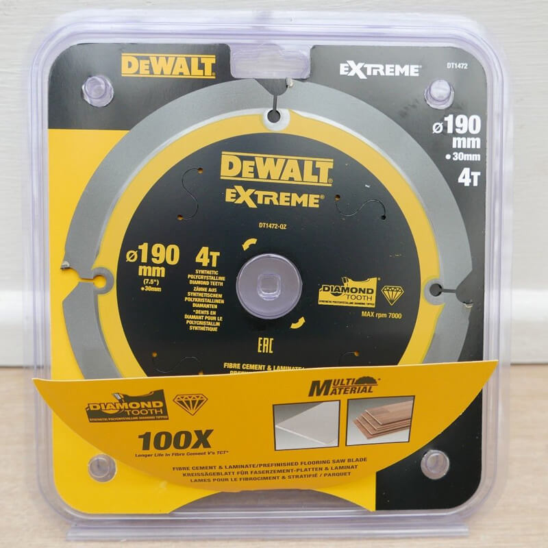 Пиляльний диск DEWALT 190 х 30 мм (DT1472) Тип пильний диск