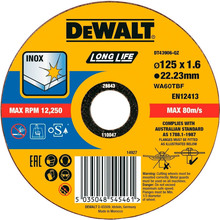 Круг отрезной по металлу DeWALT DT43906