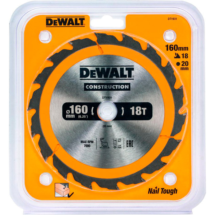 Пиляльний диск DEWALT DT1931 Тип пильний диск