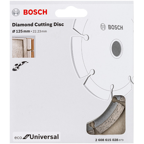 Отрезной диск BOSCH алмазный ECO Universal 125-22.23 (2.608.615.028) Тип отрезной диск по бетону/камню