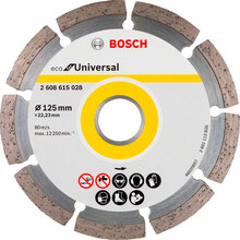 Отрезной диск BOSCH алмазный ECO Universal 125-22.23 (2.608.615.028)