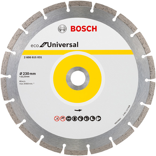Отрезной диск по бетону BOSCH ECO Universal 230-22.23 (2.608.615.031)