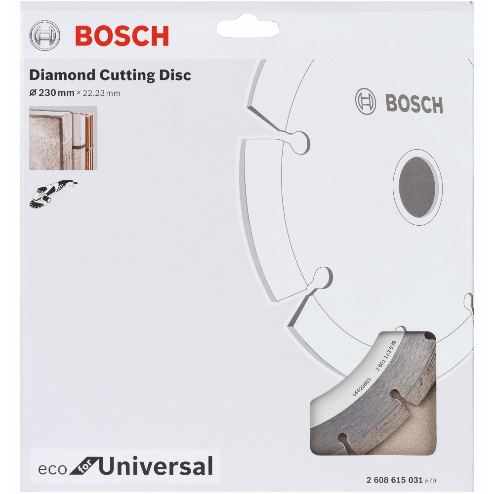 Отрезной диск по бетону BOSCH ECO Universal 230-22.23 (2.608.615.031) Тип отрезной диск по бетону/камню