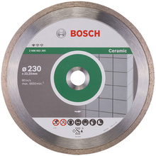 Відрізний диск по кераміці BOSCH Standard for Ceramic 230-22.2 (2.608.602.205)