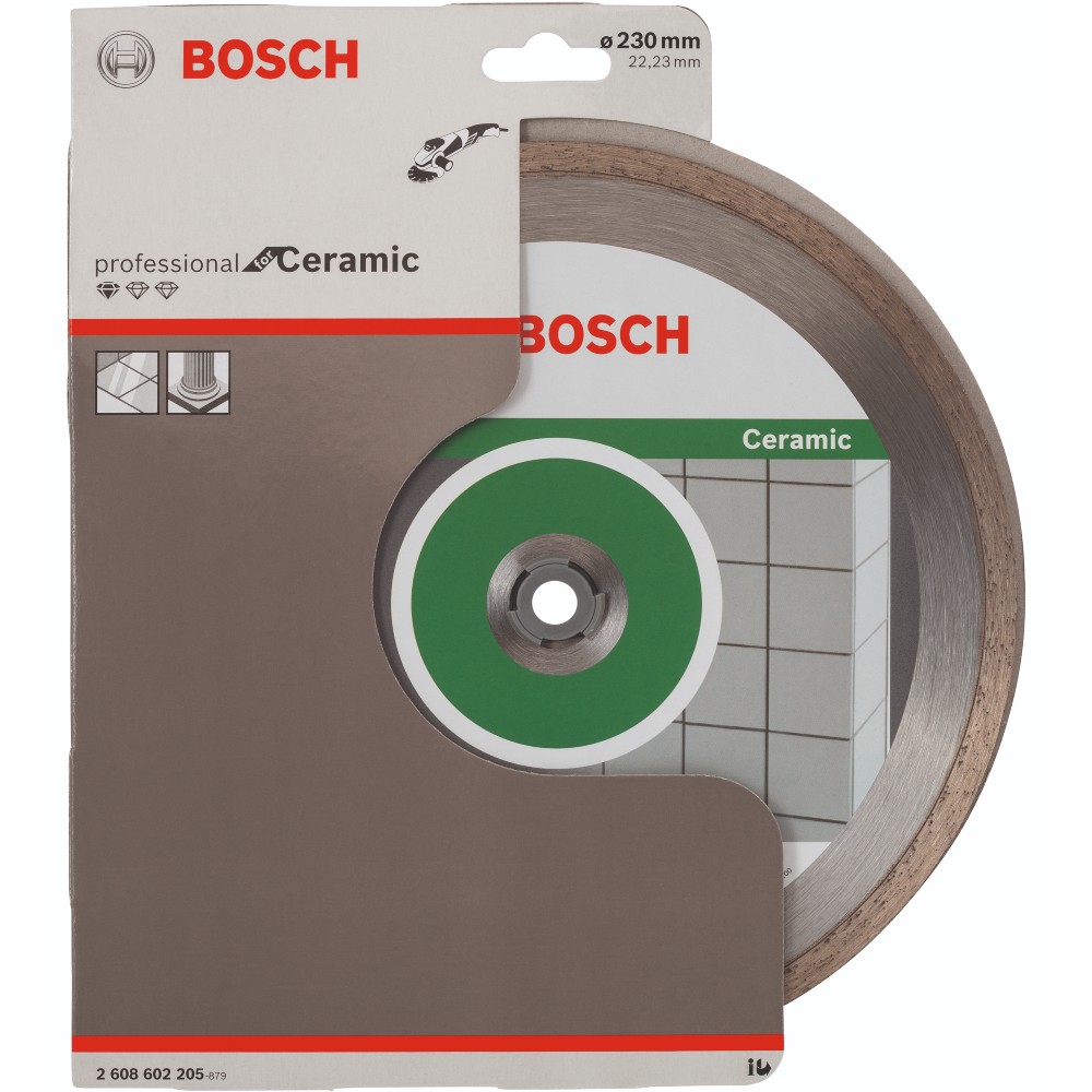 Отрезной диск по керамике BOSCH Standard for Ceramic 230-22.2 (2.608.602.205) Тип отрезной диск по керамике/плитке