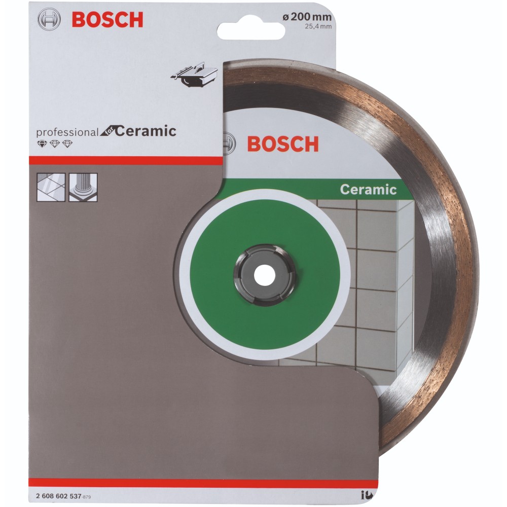 Отрезной диск BOSCH Standard for Ceramic 200-25.4 (2.608.602.537) Тип отрезной диск по керамике/плитке