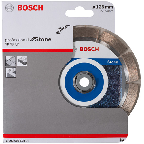 Відрізний диск по бетону BOSCH Standard for Stone 125-22.23 (2.608.602.598) Матеріал обробки цегла