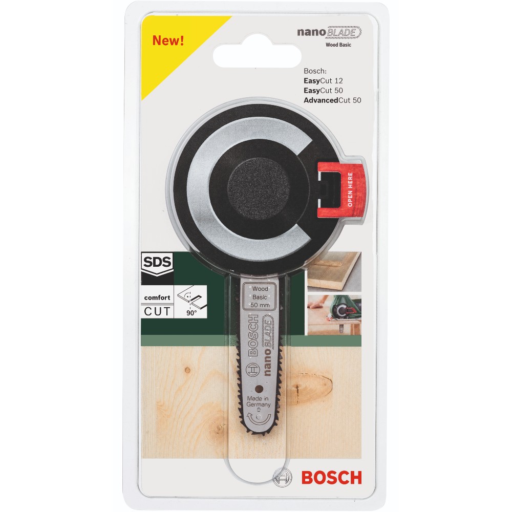 Пильное полотно BOSCH Nanoblade Wood Basic 50 для Easy Cut (2.609.256.D83) Материал обработки дерево