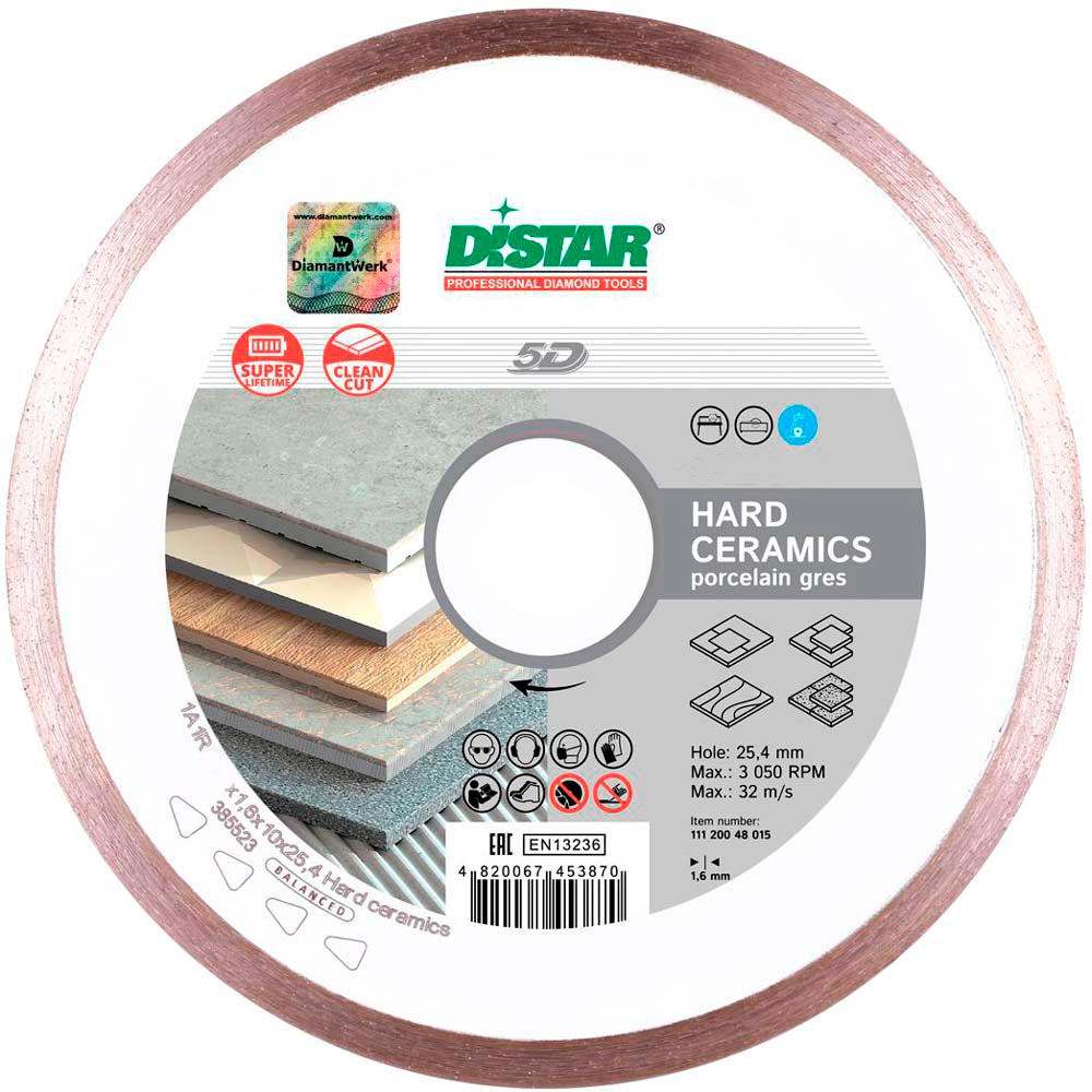 distar ..Corona(1A1R)-125x1.4x22.23Hard Ceramics