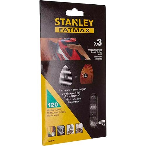 

Сетка шлифовальная STANLEY (STA39097), Сітка шліфовальна STANLEY, 100х165 мм