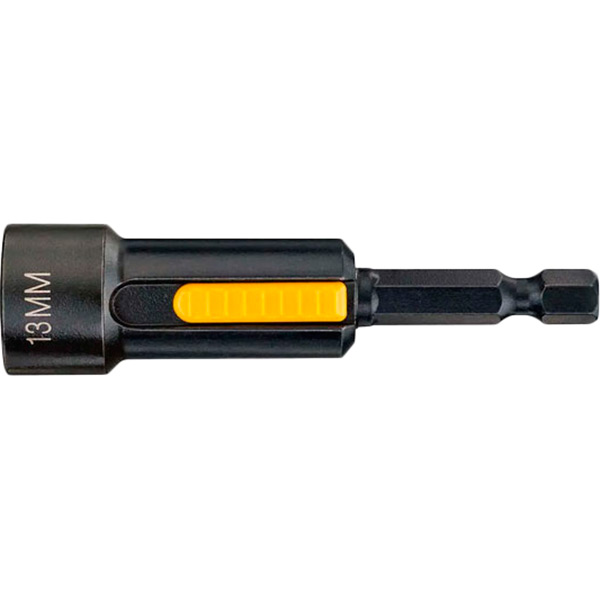 Головка торцева магнітна DEWALT EXTREME 1/4"х13 мм (DT7450)