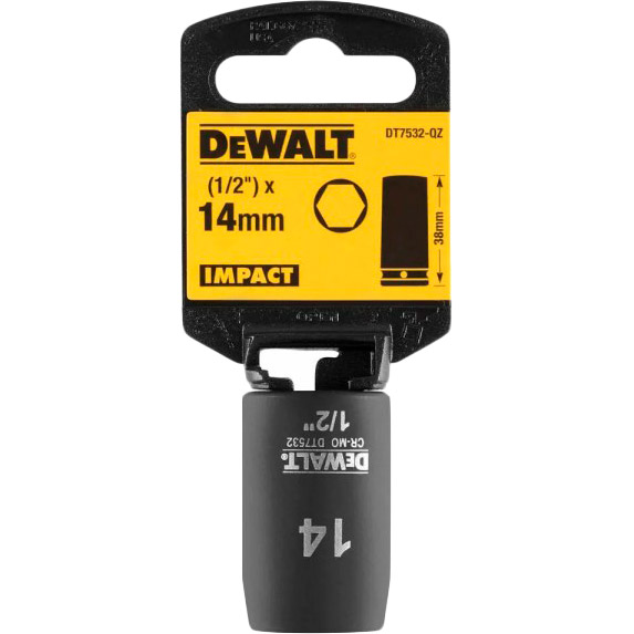 Головка торцева DEWALT IMPACT 1/2" х 14 мм (DT7532)