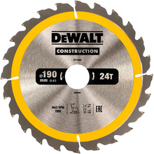 Диск пиляльний DeWALT Сonstruction (DT1944)