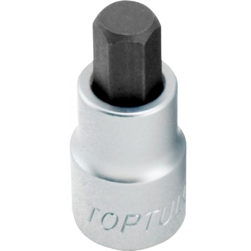

Головка с насадкой TOPTUL HEX 19 mm 55mm 1/2" (BCDA1619), Голівка з насадкою HEX 19 mm 55mm 1/2"