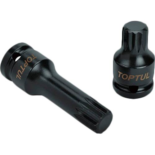 

Головка ударная TOPTUL SPLINE М16 L44 мм 1/2" (KADB1616S), Головка ударна SPLINE М16 L44mm 1/2 "
