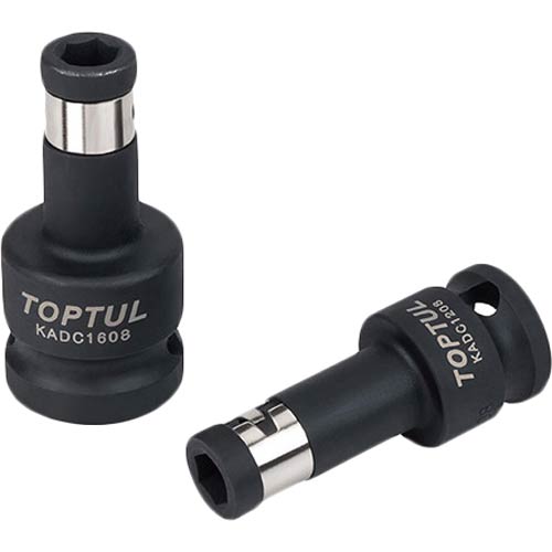 

Держатель бит TOPTUL ударный 1/2" х 1/4" (KADC1608), Бітотримач ударний 1/2" х1 / 4" KADC1608