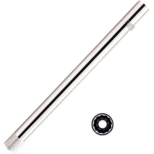 

Свечная головка TOPTUL 14 мм 3/8" (BSBA1214S), Свічна головка 14мм 3/8 "12 гр. L 90мм