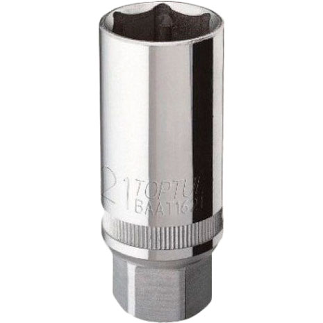 

Свечная головка TOPTUL 21 мм 1/2" (BAAR1621), Свічна головка 21мм 1/2"