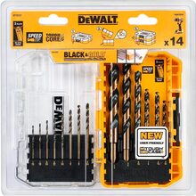Набір свердел по металу DEWALT Black & Gold HSS-G 19 шт (DT70728)