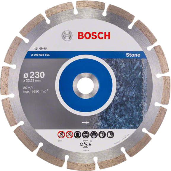 Photos - Cutting Disc Bosch Алмазний диск  Standard for Stone 230-22.23  2.608.602 (2.608.602.601)